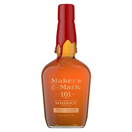 MAKERS MARK 101 PROOF KENTUCKY STRAIGHT BOURBON WHISKY 750 ML WITH GIFT CARTON