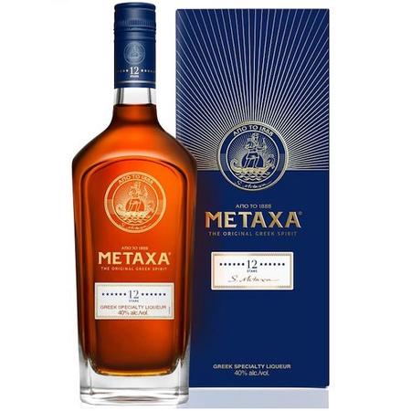 METAXA 12 STAR GREEK BRANDY 750ML