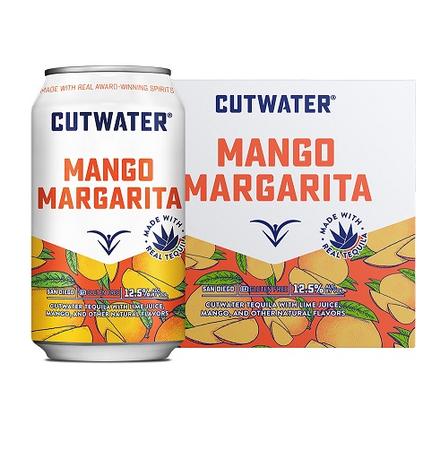 CUTWATER MANGO MARGARITA 4PK/12OZ CANS