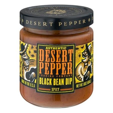 DESSERT PEPPER BLACK BEAN DIP SPICY 16OZ