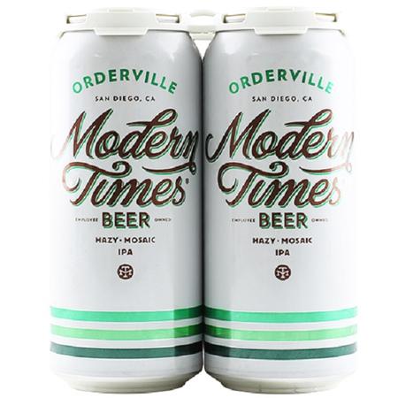 MODERN TIMES ORDERVILLE HAZY IPA 6PK/12OZ CANS