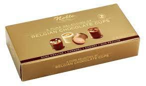 NOBLE BELGIAN CHOCOLATE CUPS 100G