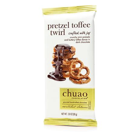 CHUAO CHOCOLATIER PRETZEL TOFFEE TWIRL