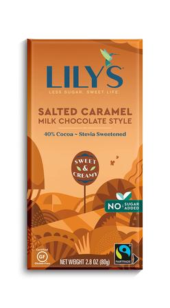 LILY`S SALTED CARAMEL MILK CHOCOLATE