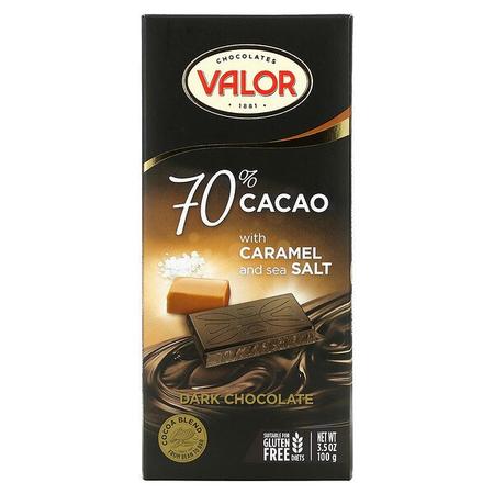 VALOR CARAMEL SEA SALT CHOCOLATE BAR