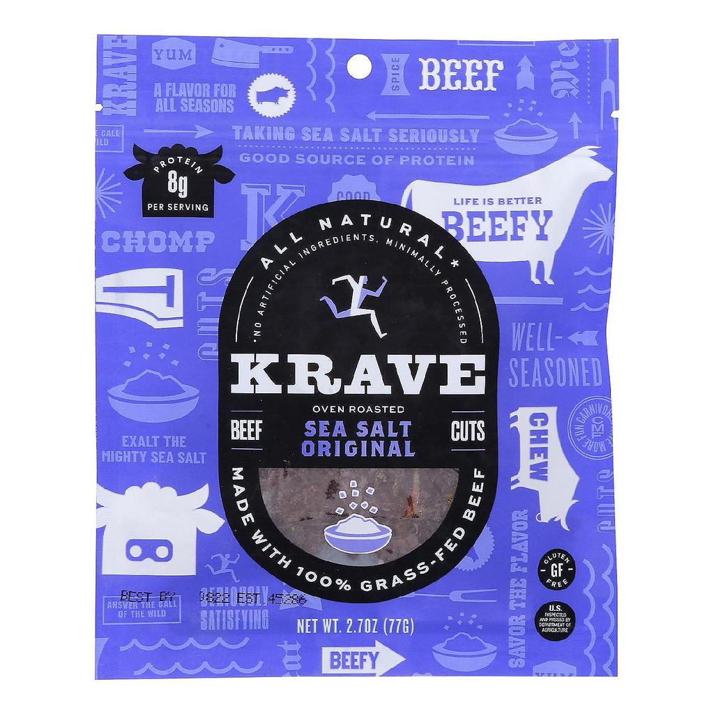  Krave Sea Salt Original Beef Jerky