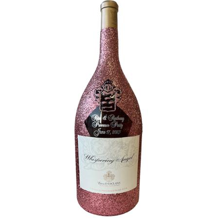 CHATEAU D`ESCLANS WHISPERING ANGEL ROSE 9L (PINK GLAM)(ENGRAVED)