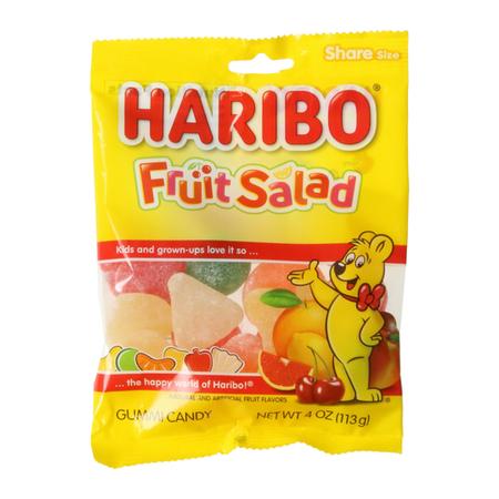 HARIBO FRUIT SALAD GUMMI CANDY 5 OZ BAG