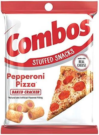 COMBOS STUFFED PEPPERONI PIZZA CRACKERS 6.3OZ