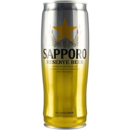 SAPPORO RESERVE BEER 22FL OZ CAN