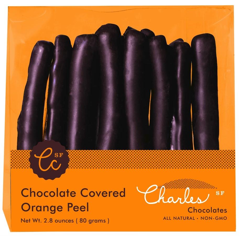  Charles Chocolate Covered Orange Peels 2.8 Oz