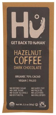 HU DARK CHOCOLATE HAZELNUT COFFEE BAR 60G