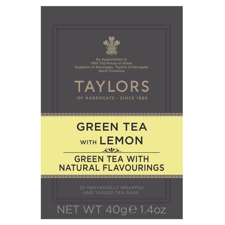 TAYLORS GREEN TEA W/ LEMON 20CT