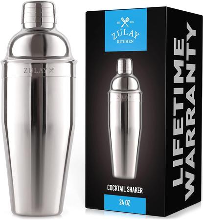 ZULAY 24OZ STAINLESS STEEL COCKTAIL SHAKER