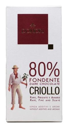 DOMORI CRIOLLO DARK CHOCOLATE 80%