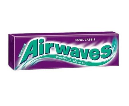 AIRWAVES COOL CASSIS CHEWING GUM 14G