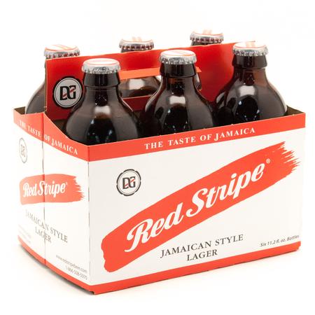 RED STRIPE JAMAICA LAGER 6PK/11.2OZ BOTTLES