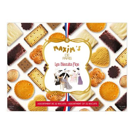 MAXIMS LES BISCUITS FINS 32 ASSORTED BISCUITS 7OZ