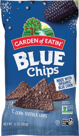 GARDEN OF EATING BLUE CORN TORTILLA CHIPS 5.5OZ