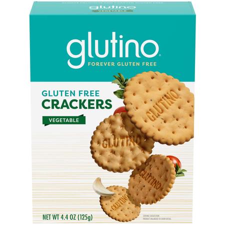 GLUTINO GLUTEN REE VEGETABLE CRACKERS 4.4OZ
