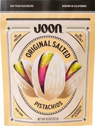 JOON ORIGINAL SALTED PISTACHIOS 4.5OZ