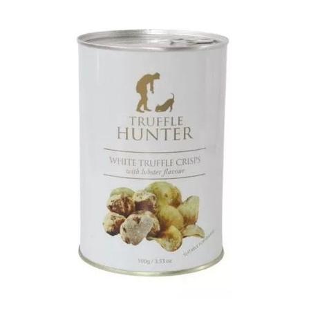 TRUFFLE HUNTER WHITE TRUFFLE + LOBSTER FLAVORED POTATO CHIPS 3.5OZ