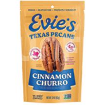 EVIE`S CINNAMON CHURRO TEXAS PECANS 3OZ