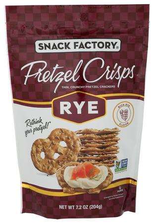 SNACK FACTORY RYE PRETZEL CRISPS 7.2OZ
