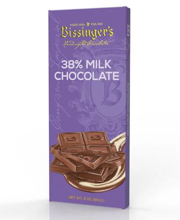 BISSINGER`S MILK CHOCOLATE 38% 85G