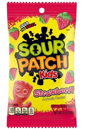 SOUR PATCH KIDS STRAWBERRY BAG 8OZ