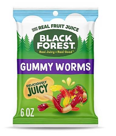 BLACK FOREST ORGANIC GUMMY WORMS 6OZ
