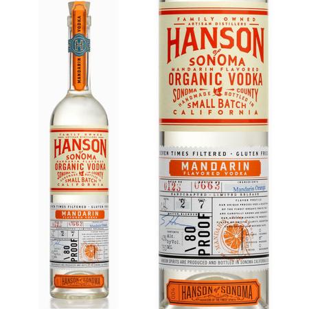 HANSON OF SONOMA MANDARIN FLAVORED VODKA 750ML