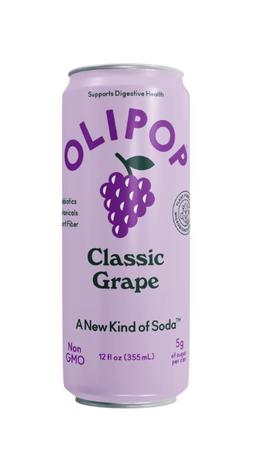 OLIPOP PREBIOTIC CLASSIC GRAPE 12OZ