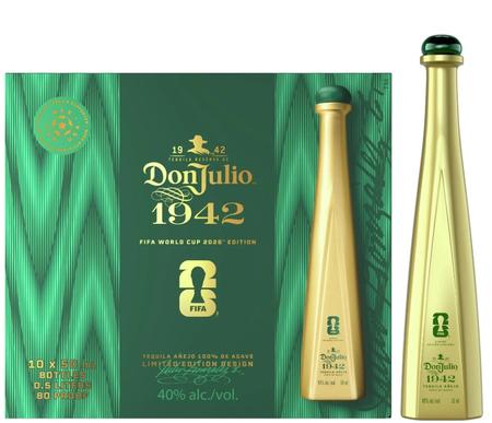 DON JULIO 1942 ANEJO TEQUILA 2026 FIFA EDITION 10PK 50ML