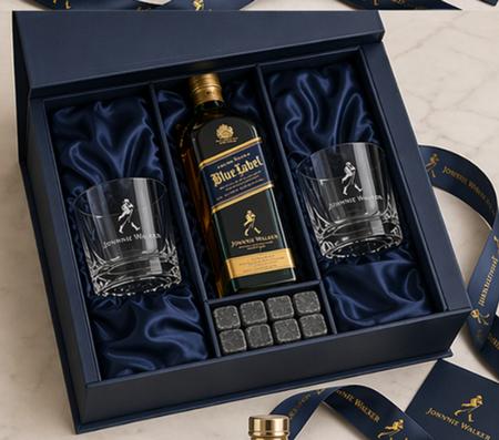 JOHNNIE WALKER BLUE LABEL PRESTIGE SATIN BOX