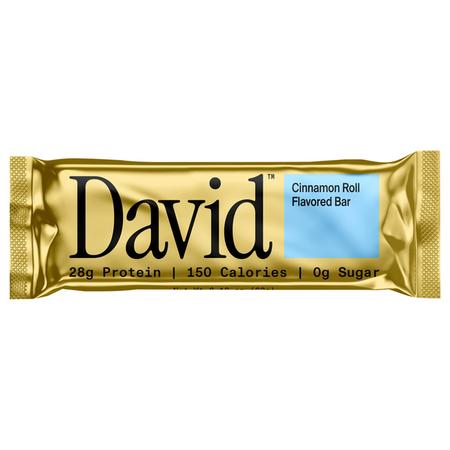 DAVID CINNAMON ROLL PROTEIN BAR 62G