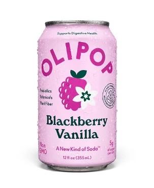 OLIPOP PREBIOTIC BLACKBERRY VANILLA 12OZ