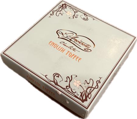 L`AMOURETTE ENGLISH TOFFEE BOX 5.5OZ