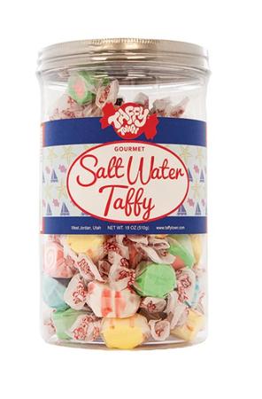 TAFFY TOWN ASSORTED TAFFY CANISTER 510G