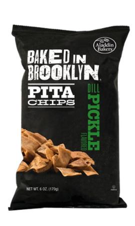 BAKED IN BROOKLYN DILL PICKLE PITA CHIPS 6OZ