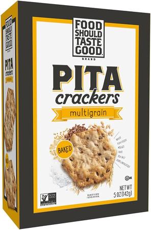 FOOD SHOULD TASTE GOOD MULTIGRAIN PITA CRACKERS 5OZ