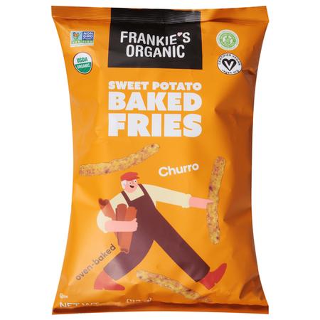 FRANKIE`S ORGANIC SWEET POTATO BAKED FRIES CHURRO FLAVOR 4OZ