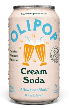 OLIPOP PREBIOTIC CREAM SODA 12OZ