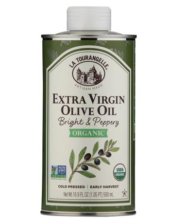 LA TOURANGELLE ORGANIC EXTRA VIRGIN OLIVE OIL 500ML CAN