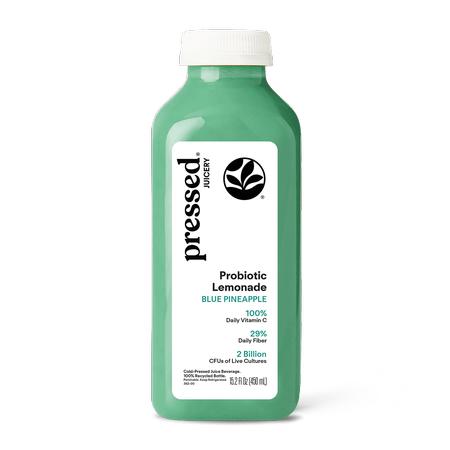 PRESSED JUICERY PREBIOTIC LEMONADE BLUE PINEAPPLE 15.2OZ