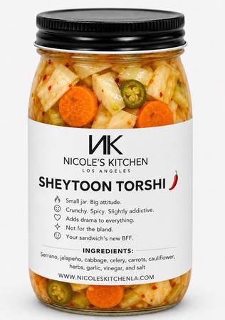 NICOLE`S KITCHEN SHEYTOON TORSHI SPICY 16OZ JAR