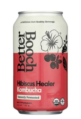 BETTER BOOCH HIBISCUS HEALER KOMBUCHA 12OZ