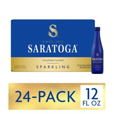 SARATOGA SPARKLING WATER 12 OZ (24PK CASE)