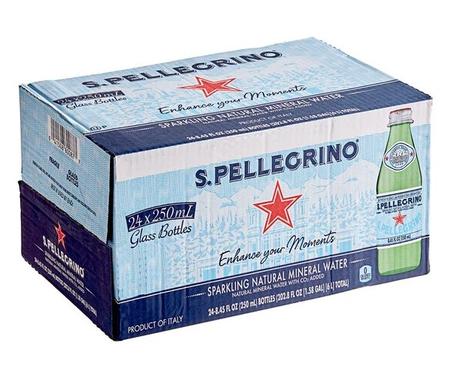 S. PELLEGRINO SPARKLING WATER 250ML GLASS CASE OF 24