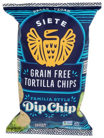 SIETE GRAIN FREE TORTILLA CHIPS DIP CHIP 5OZ